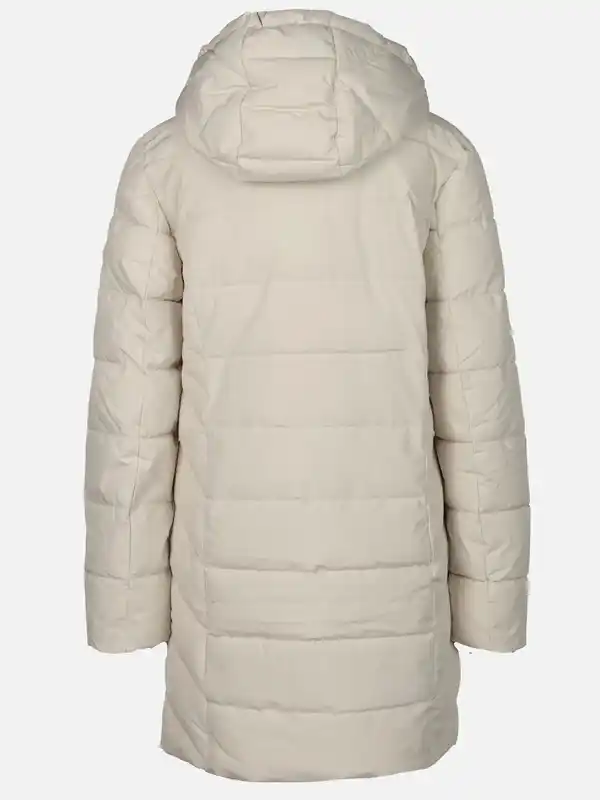 Bild 2 von Damen Steppmantel mit Kaputze Beige