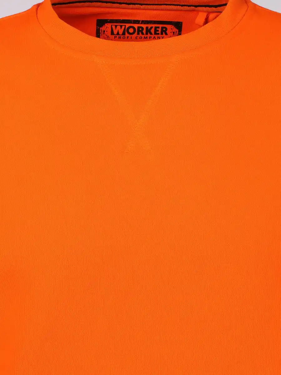 Bild 3 von Herren Sweatshirt unifarben Orange