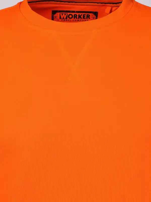Bild 3 von Herren Sweatshirt unifarben Orange
