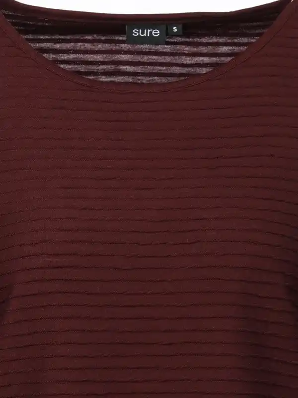 Bild 3 von Damen Struktur Shirt mit 3/4 Arm Lila