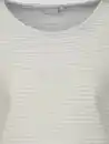 Bild 3 von Damen Strukturshirt mit 3/4 Arm Weiß