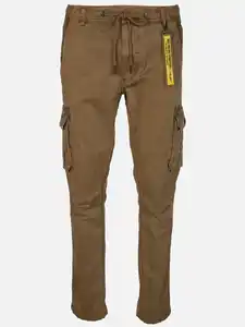 Herren Cargohose mit Komfortbund Beige
