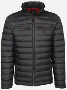 Herren Steppjacke in schmaler Form Schwarz