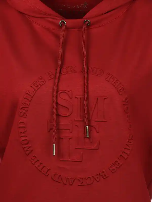 Bild 3 von Damen Sweatshirt mit Wordingprint Rot