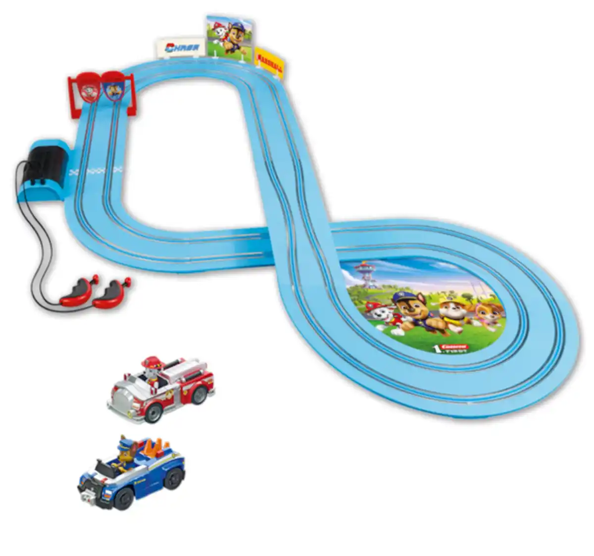 Bild 1 von CARRERA FIRST SPIN MASTER Autorennbahn mit den PAW PATROL-Helden*
