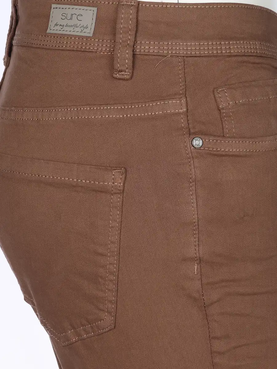 Bild 4 von Damen Jeans "Tanita" Braun