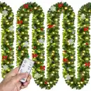 Bild 1 von LED-Weihnachtsgirlande 5 m mit Deko und Fernbedienung