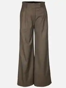 Damen Hose in weiter Form Braun