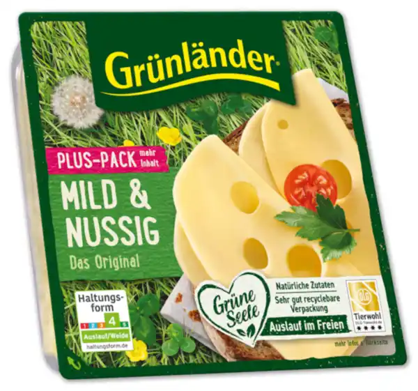Bild 1 von GRÜNLÄNDER Käsescheiben