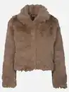 Bild 1 von Damen Jacke mit Kunstfell Braun