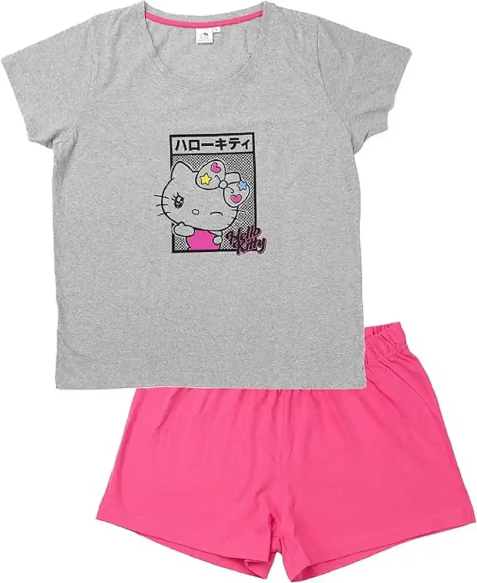 Bild 1 von Hello Kitty Damen Nachtwäsche Set – Pyjama M Baumwolle