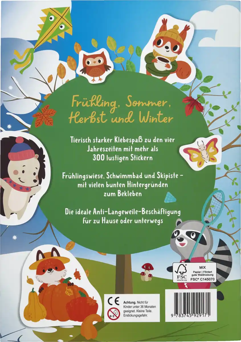 Bild 2 von IDEENWELT Stickerbuch Bunte Jahreszeiten