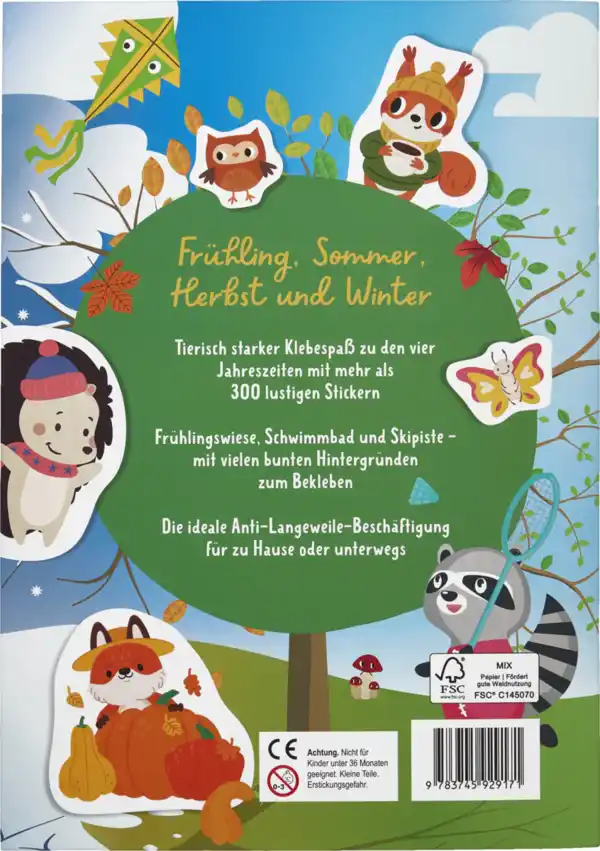 Bild 2 von IDEENWELT Stickerbuch Bunte Jahreszeiten