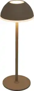 IDEENWELT Akku-Tischleuchte beige ca. 30cm