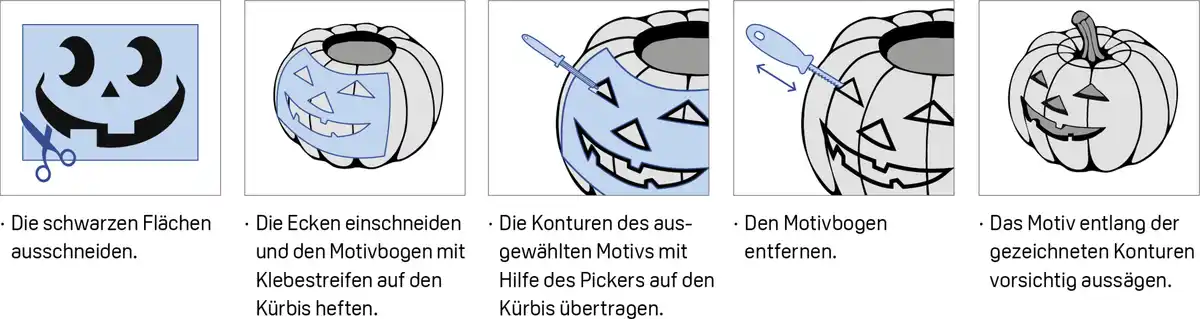 Bild 3 von IDEENWELT Kürbis-Schnitz-Set