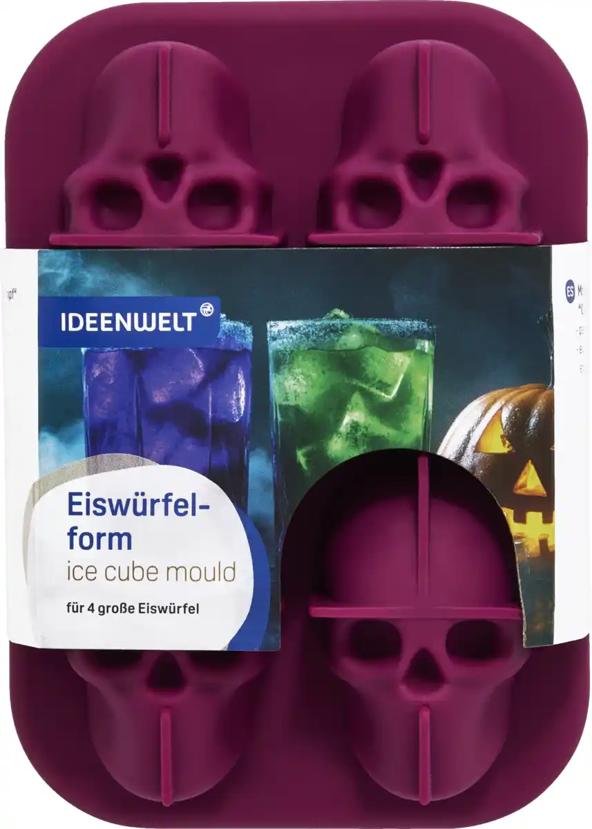 Bild 1 von IDEENWELT Eiswürfelform Totenköpfe