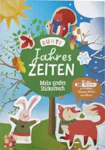 IDEENWELT Stickerbuch Bunte Jahreszeiten