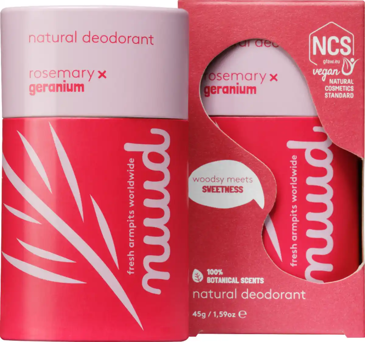 Bild 1 von nuud Deo Stick Rosemary & Geranium, 45 g