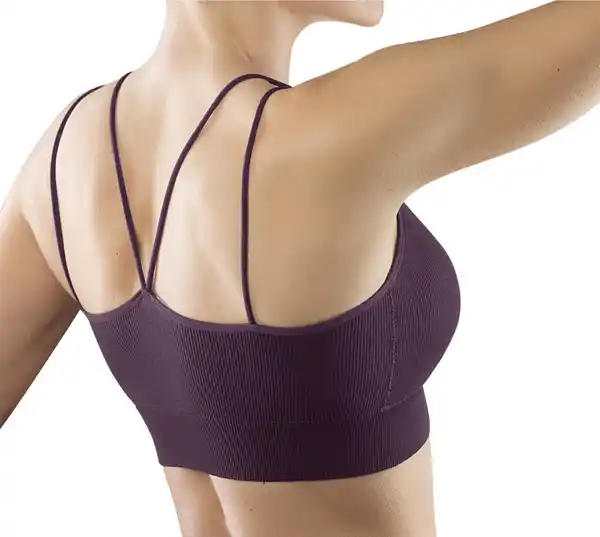 Bild 2 von IDEENWELT Seamless-Rib-Bustier Pflaume Gr. M