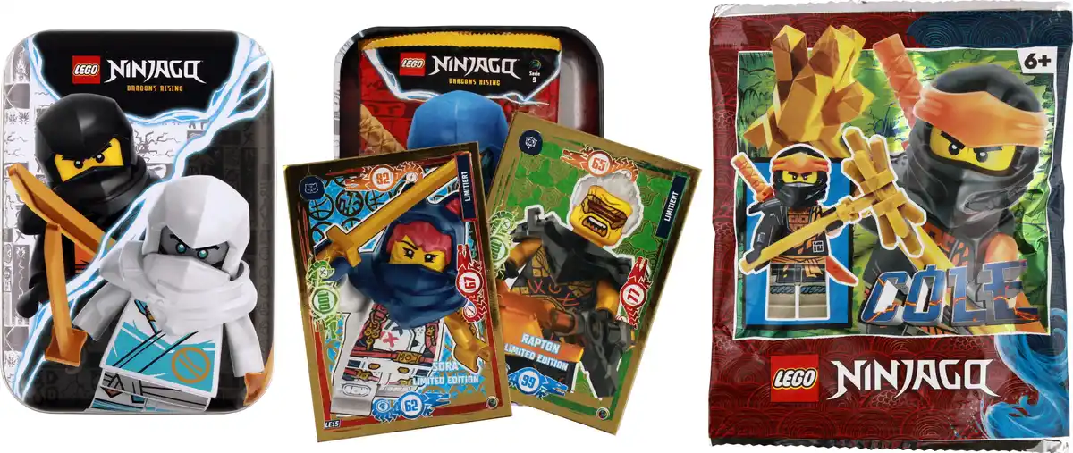 Bild 3 von LEGO NINJAGO Serie 9 Mini-Tin schwarz Sammelkarten
