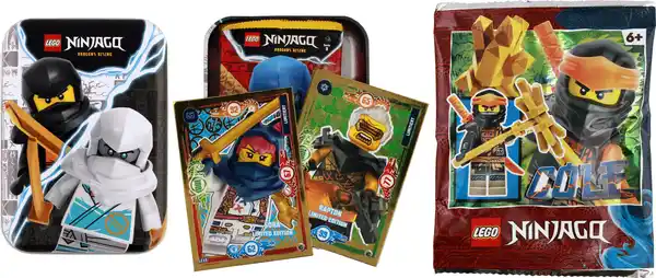 Bild 3 von LEGO NINJAGO Serie 9 Mini-Tin schwarz Sammelkarten