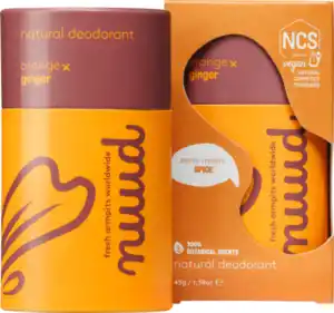 nuud Deo Stick Orange & Ginger, 45 g