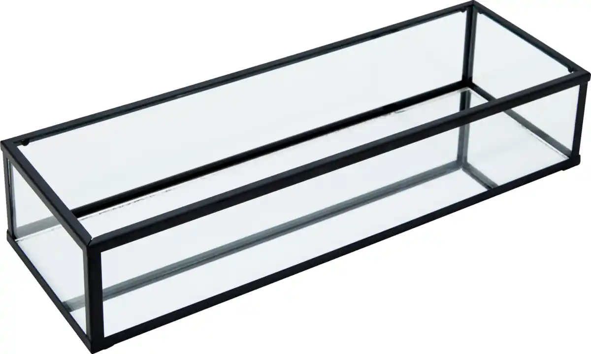 Bild 1 von IDEENWELT Tablett Glas schwarz