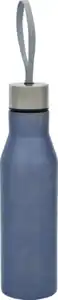 IDEENWELT Edelstahlflasche mit Band blau 500 ml