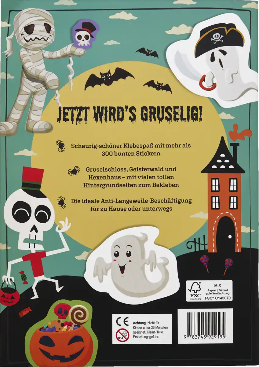 Bild 2 von IDEENWELT Stickerbuch Halloween
