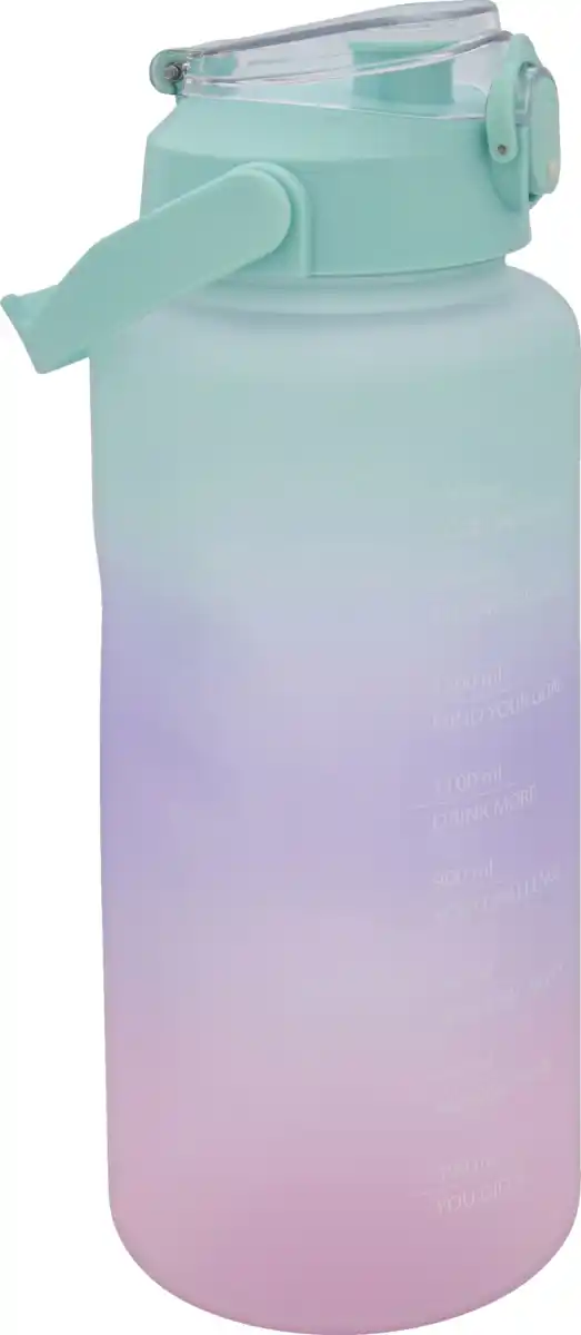 Bild 1 von IDEENWELT Sporttrinkflasche 2L grün-blau-rosa