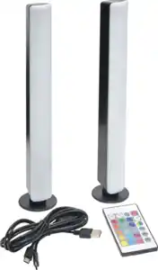 IDEENWELT LED-Lichtleisten 2er-Set ca. 30cm