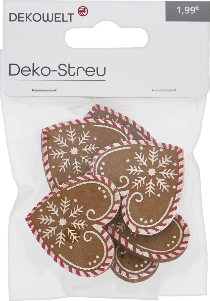Bild 2 von IDEENWELT Streu Filz Lebkuchen& Herzen
