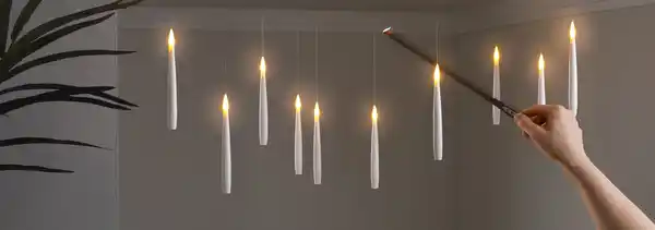 Bild 1 von IDEENWELT Schwebende LED-Kerzen 10er-Set