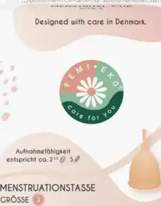 Femi.Eko Menstruationstasse rosa Gr. S