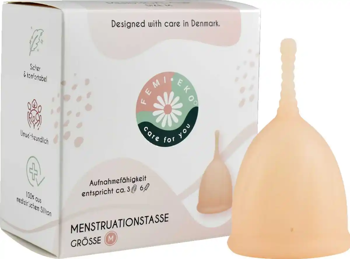 Bild 3 von Femi.Eko Menstruationstasse rosa Gr. M