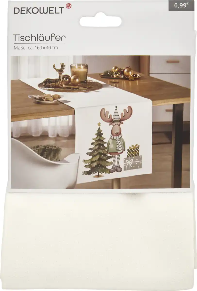 Bild 2 von IDEENWELT TISCHLÄUFER FLIEDER/ MINT 40X160