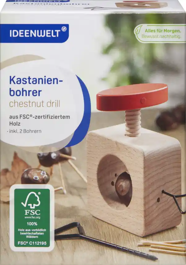 Bild 1 von IDEENWELT Kastanienbohrer-Set