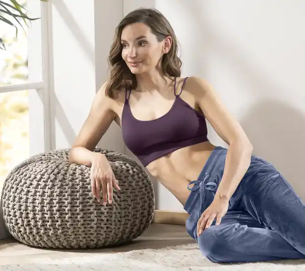 Bild 3 von IDEENWELT Seamless-Rib-Bustier Pflaume Gr. L