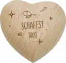 Bild 2 von IDEENWELT Holz Herz klein