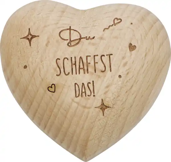 Bild 2 von IDEENWELT Holz Herz klein