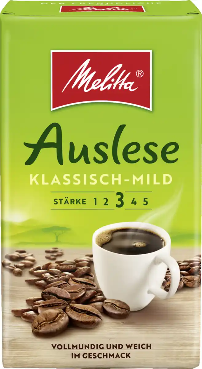 Bild 1 von Melitta Kaffee Auslese Klassisch-Mild gemahlen, 500 g