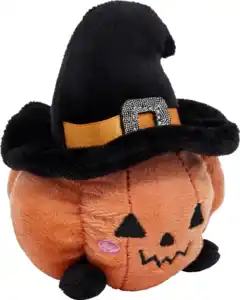 IDEENWELT Halloween-Plüsch Kürbis ca. 15 cm