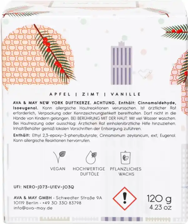 Bild 2 von AVA & MAY Duftkerze New York