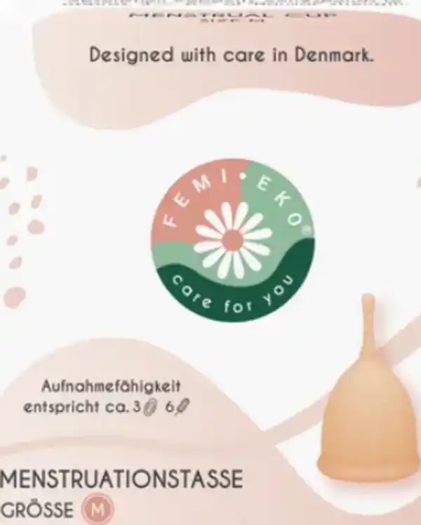 Bild 1 von Femi.Eko Menstruationstasse rosa Gr. M