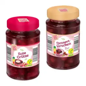 SWEET VALLEY Dessertkirschen / Rote Grütze 420g