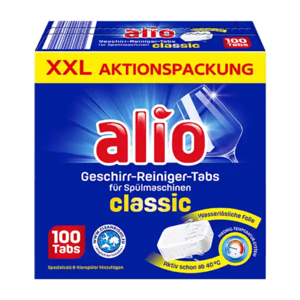 Bild 1 von ALIO Geschirr-Reiniger-Tabs Classic XXL 13,2g