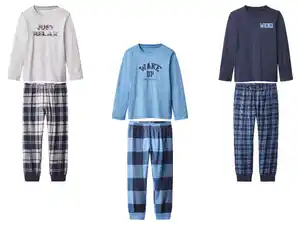 lupilu® Kleinkinder Pyjama mit Hose aus Flanell