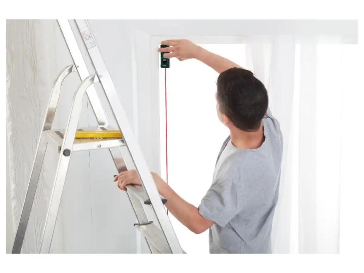 Bild 3 von PARKSIDE® Laserentfernungsmesser »PLEM 20 B6« / Kreuzlinienlaser mit Klemme »PKLL 7 F7«