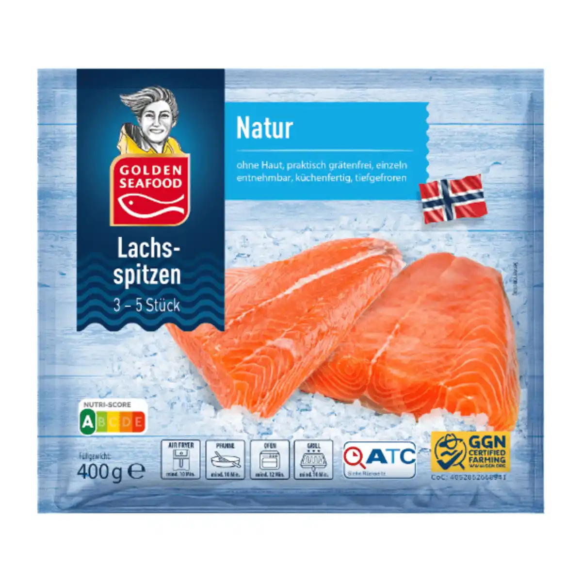 Bild 1 von GOLDEN SEAFOOD Lachsspitzen 400g