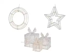 LIVARNO home Metalldekoration Weihnachten